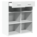 VidaXL Szafka, biała, 80x42,5x93 cm, materiał drewnopochodny