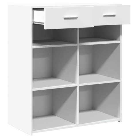 VidaXL Szafka, biała, 80x42,5x93 cm, materiał drewnopochodny VidaXL Szafka, biała, 80x42,5x93 cm, materiał drewnopochodny