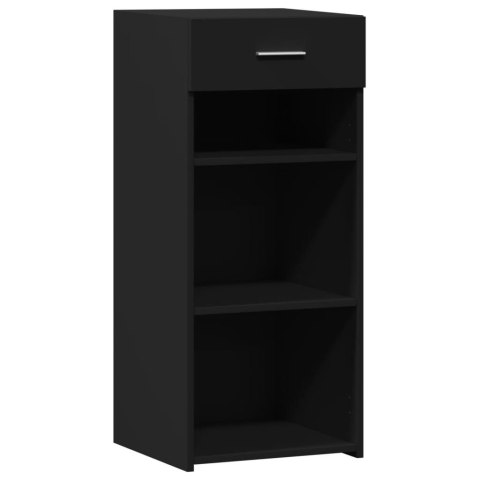 VidaXL Szafka, czarna, 40x42,5x93 cm, materiał drewnopochodny VidaXL Szafka, czarna, 40x42,5x93 cm, materiał drewnopochodny