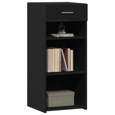 VidaXL Szafka, czarna, 40x42,5x93 cm, materiał drewnopochodny VidaXL Szafka, czarna, 40x42,5x93 cm, materiał drewnopochodny