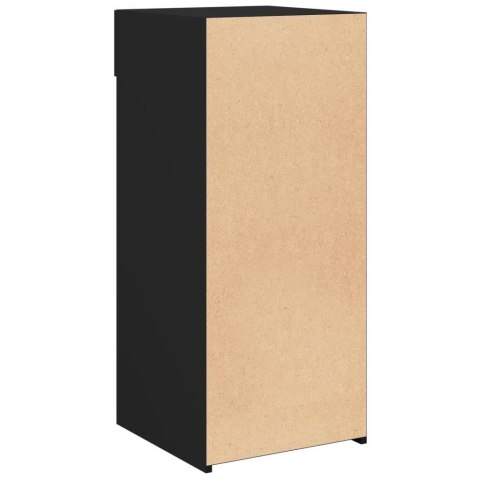 VidaXL Szafka, czarna, 40x42,5x93 cm, materiał drewnopochodny VidaXL Szafka, czarna, 40x42,5x93 cm, materiał drewnopochodny