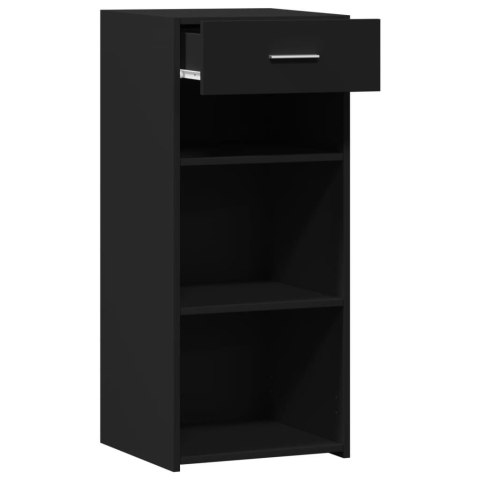 VidaXL Szafka, czarna, 40x42,5x93 cm, materiał drewnopochodny VidaXL Szafka, czarna, 40x42,5x93 cm, materiał drewnopochodny