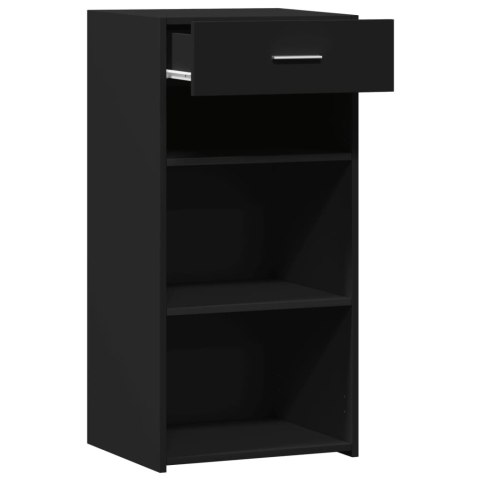 VidaXL Szafka, czarna, 45x42,5x93 cm, materiał drewnopochodny VidaXL Szafka, czarna, 45x42,5x93 cm, materiał drewnopochodny