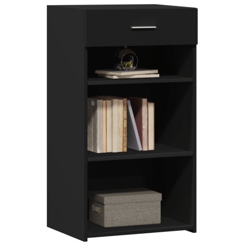 VidaXL Szafka, czarna, 50x42,5x93 cm, materiał drewnopochodny VidaXL Szafka, czarna, 50x42,5x93 cm, materiał drewnopochodny