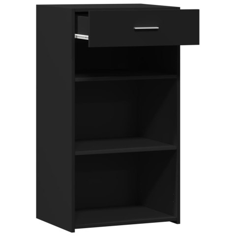 VidaXL Szafka, czarna, 50x42,5x93 cm, materiał drewnopochodny VidaXL Szafka, czarna, 50x42,5x93 cm, materiał drewnopochodny