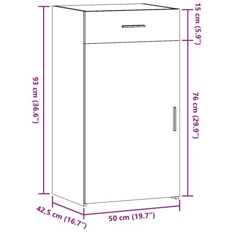 Szafka, dąb sonoma, 50x42,5x93 cm, materiał drewnopochodny Szafka, dąb sonoma, 50x42,5x93 cm, materiał drewnopochodny