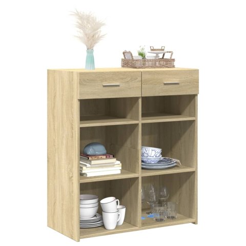 VidaXL Szafka, dąb sonoma, 80x42,5x93 cm, materiał drewnopochodny VidaXL Szafka, dąb sonoma, 80x42,5x93 cm, materiał drewnopochodny