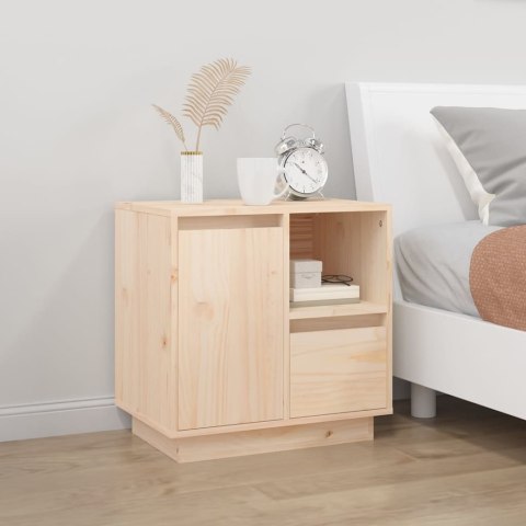 Szafka nocna, 50x34x50 cm, lite drewno sosnowe Szafka nocna, 50x34x50 cm, lite drewno sosnowe