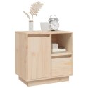  Szafka nocna, 50x34x50 cm, lite drewno sosnowe