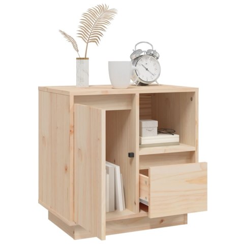 Szafka nocna, 50x34x50 cm, lite drewno sosnowe Szafka nocna, 50x34x50 cm, lite drewno sosnowe