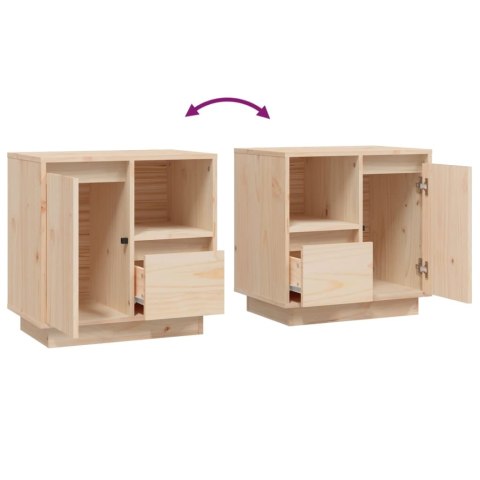 Szafka nocna, 50x34x50 cm, lite drewno sosnowe Szafka nocna, 50x34x50 cm, lite drewno sosnowe