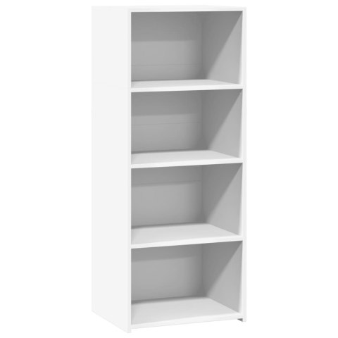VidaXL Wysoka szafka, biała, 50x41x124 cm, materiał drewnopochodny VidaXL Wysoka szafka, biała, 50x41x124 cm, materiał drewnopochodny