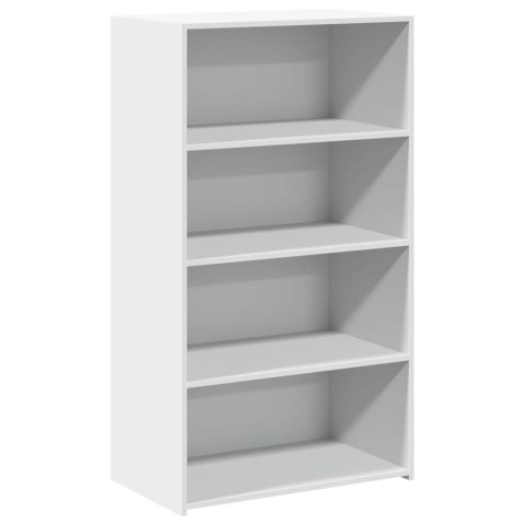 VidaXL Wysoka szafka, biała, 70x41x124 cm, materiał drewnopochodny VidaXL Wysoka szafka, biała, 70x41x124 cm, materiał drewnopochodny