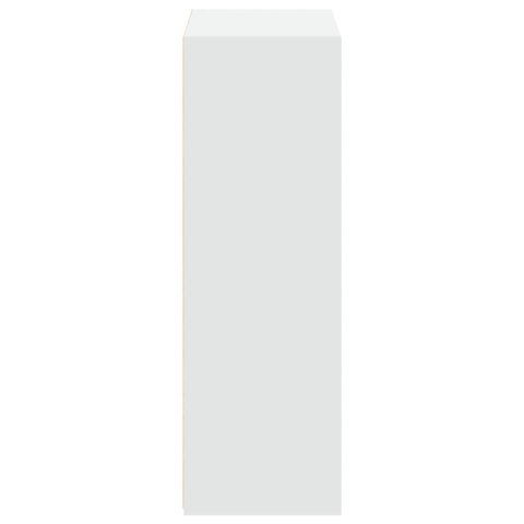 VidaXL Wysoka szafka, biała, 70x41x124 cm, materiał drewnopochodny VidaXL Wysoka szafka, biała, 70x41x124 cm, materiał drewnopochodny