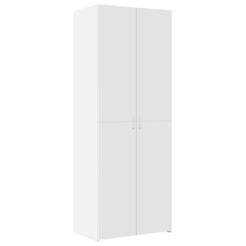 Wysoka szafka, biała, 70x42,5x185 cm, materiał drewnopochodny Wysoka szafka, biała, 70x42,5x185 cm, materiał drewnopochodny