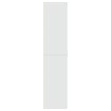  Wysoka szafka, biała, 70x42,5x185 cm, materiał drewnopochodny