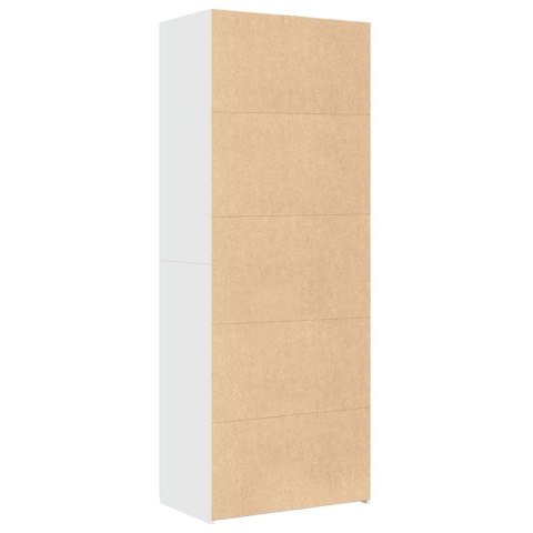 Wysoka szafka, biała, 70x42,5x185 cm, materiał drewnopochodny Wysoka szafka, biała, 70x42,5x185 cm, materiał drewnopochodny