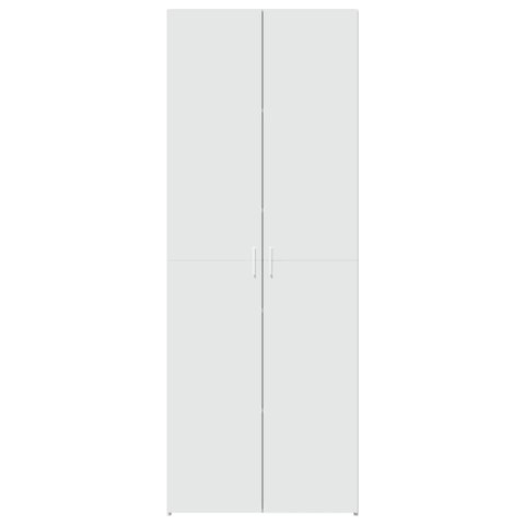 Wysoka szafka, biała, 70x42,5x185 cm, materiał drewnopochodny Wysoka szafka, biała, 70x42,5x185 cm, materiał drewnopochodny