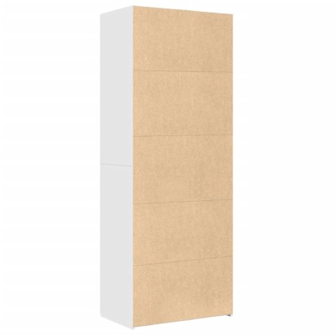 Wysoka szafka, biała, 70x42,5x185 cm, materiał drewnopochodny Wysoka szafka, biała, 70x42,5x185 cm, materiał drewnopochodny