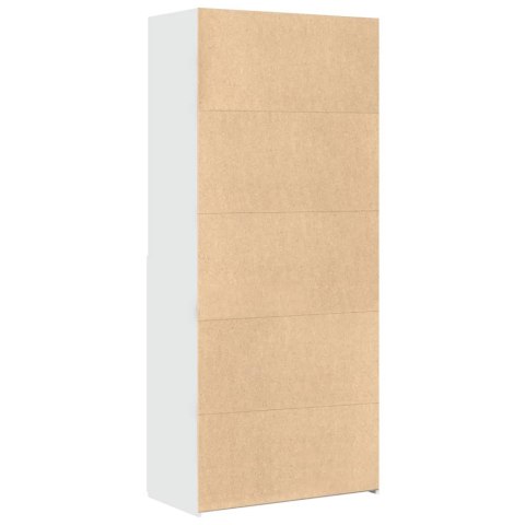 VidaXL Wysoka szafka, biała, 80x42,5x185 cm, materiał drewnopochodny VidaXL Wysoka szafka, biała, 80x42,5x185 cm, materiał drewnopochodny
