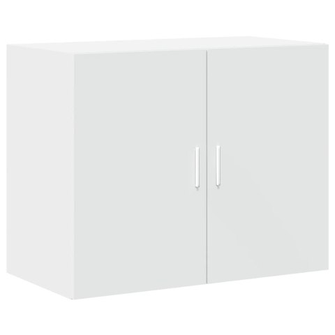 VidaXL Wysoka szafka, biała, 80x42,5x249 cm, materiał drewnopochodny VidaXL Wysoka szafka, biała, 80x42,5x249 cm, materiał drewnopochodny