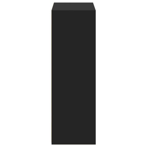 VidaXL Wysoka szafka, czarna, 70x41x124 cm, materiał drewnopochodny VidaXL Wysoka szafka, czarna, 70x41x124 cm, materiał drewnopochodny