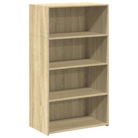 VidaXL Wysoka szafka, dąb sonoma, 70x41x124cm, materiał drewnopochodny VidaXL Wysoka szafka, dąb sonoma, 70x41x124cm, materiał drewnopochodny