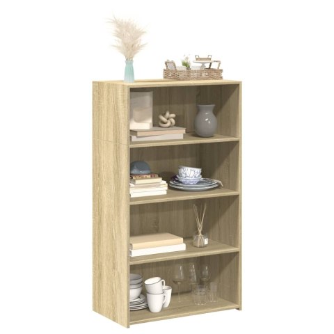 VidaXL Wysoka szafka, dąb sonoma, 70x41x124cm, materiał drewnopochodny VidaXL Wysoka szafka, dąb sonoma, 70x41x124cm, materiał drewnopochodny