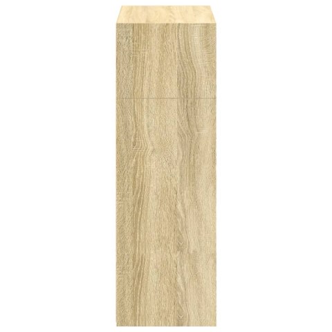 VidaXL Wysoka szafka, dąb sonoma, 70x41x124cm, materiał drewnopochodny VidaXL Wysoka szafka, dąb sonoma, 70x41x124cm, materiał drewnopochodny