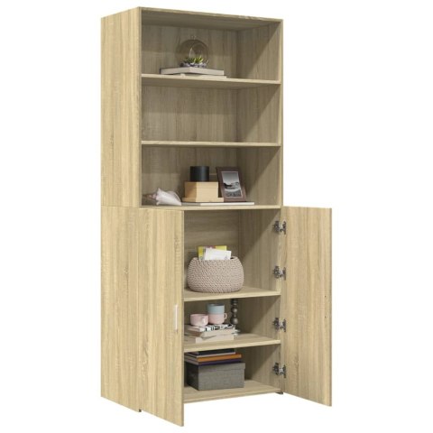 VidaXL Wysoka szafka, dąb sonoma, 80x42,5x185 cm VidaXL Wysoka szafka, dąb sonoma, 80x42,5x185 cm