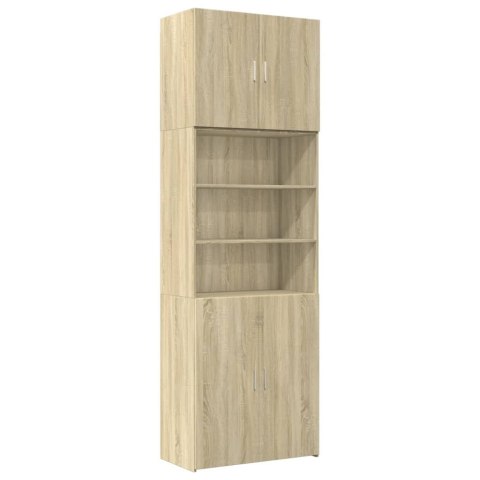 VidaXL Wysoka szafka, dąb sonoma, 80x42,5x249 cm VidaXL Wysoka szafka, dąb sonoma, 80x42,5x249 cm