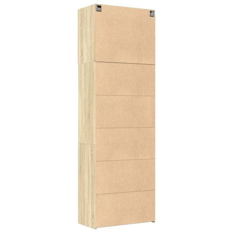 VidaXL Wysoka szafka, dąb sonoma, 80x42,5x249 cm VidaXL Wysoka szafka, dąb sonoma, 80x42,5x249 cm