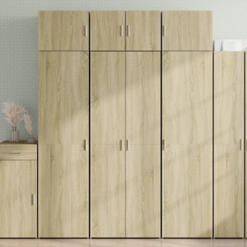 Wysoka szafka, przydymiony dąb, 70x42,5x185 cm Wysoka szafka, przydymiony dąb, 70x42,5x185 cm