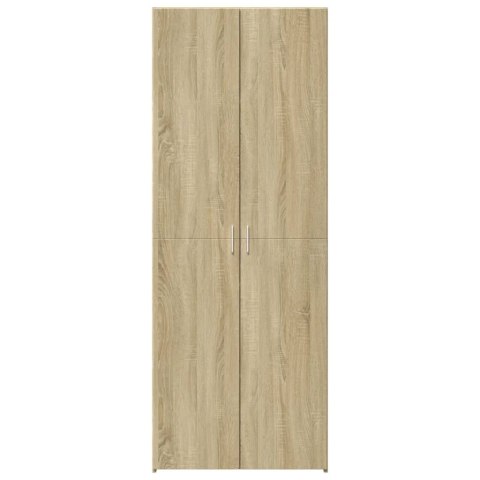 Wysoka szafka, przydymiony dąb, 70x42,5x185 cm Wysoka szafka, przydymiony dąb, 70x42,5x185 cm