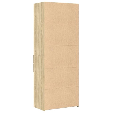 Wysoka szafka, przydymiony dąb, 70x42,5x185 cm Wysoka szafka, przydymiony dąb, 70x42,5x185 cm