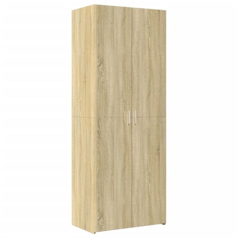 Wysoka szafka, przydymiony dąb, 70x42,5x185 cm Wysoka szafka, przydymiony dąb, 70x42,5x185 cm