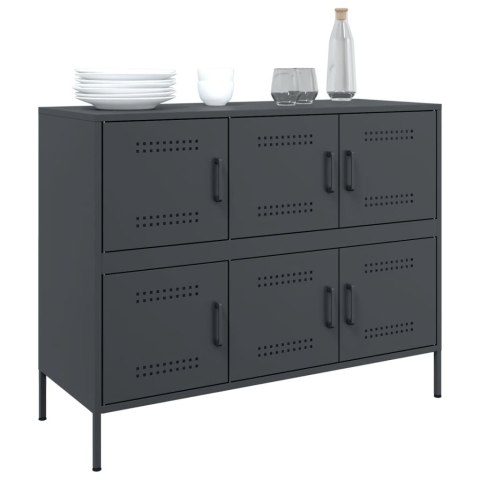 VidaXL Szafka, antracytowa, 100,5x39x79 cm, stal walcowana na zimno VidaXL Szafka, antracytowa, 100,5x39x79 cm, stal walcowana na zimno