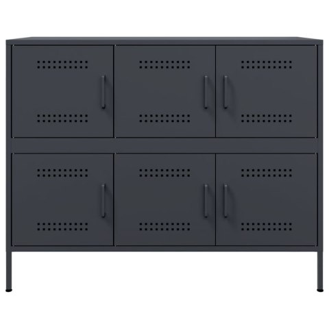 VidaXL Szafka, antracytowa, 100,5x39x79 cm, stal walcowana na zimno VidaXL Szafka, antracytowa, 100,5x39x79 cm, stal walcowana na zimno
