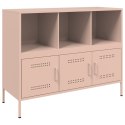 VidaXL Szafka, różowa, 100,5x39x79 cm, stal walcowana na zimno
