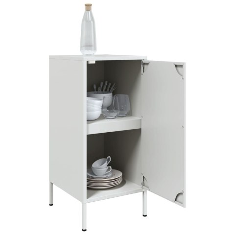 VidaXL Szafki, 2 szt., białe, 36x39x79 cm, stal walcowana na zimno VidaXL Szafki, 2 szt., białe, 36x39x79 cm, stal walcowana na zimno