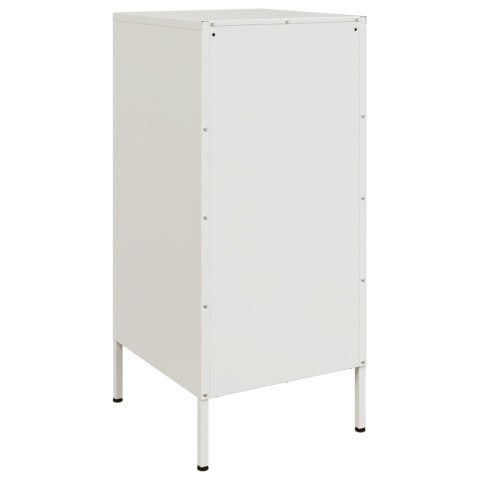 VidaXL Szafki, 2 szt., białe, 36x39x79 cm, stal walcowana na zimno VidaXL Szafki, 2 szt., białe, 36x39x79 cm, stal walcowana na zimno