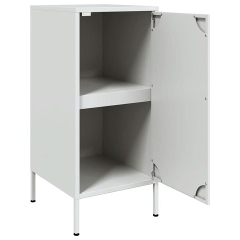VidaXL Szafki, 2 szt., białe, 36x39x79 cm, stal walcowana na zimno VidaXL Szafki, 2 szt., białe, 36x39x79 cm, stal walcowana na zimno