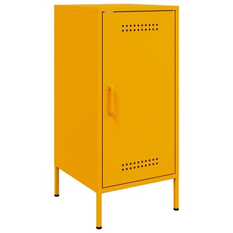 VidaXL Szafki, 2 szt., musztarda, 36x39x79 cm, stal walcowana na zimno VidaXL Szafki, 2 szt., musztarda, 36x39x79 cm, stal walcowana na zimno