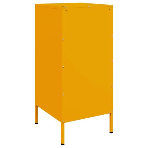 VidaXL Szafki, 2 szt., musztarda, 36x39x79 cm, stal walcowana na zimno VidaXL Szafki, 2 szt., musztarda, 36x39x79 cm, stal walcowana na zimno