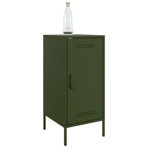 VidaXL Szafki, 2 szt., oliwkowe, 36x39x79 cm, stal walcowana na zimno VidaXL Szafki, 2 szt., oliwkowe, 36x39x79 cm, stal walcowana na zimno