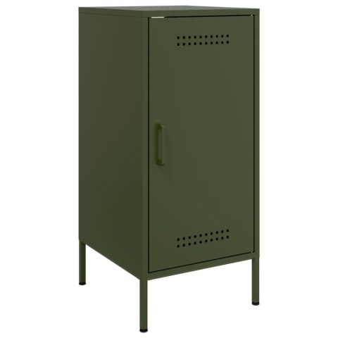 VidaXL Szafki, 2 szt., oliwkowe, 36x39x79 cm, stal walcowana na zimno VidaXL Szafki, 2 szt., oliwkowe, 36x39x79 cm, stal walcowana na zimno