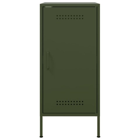 VidaXL Szafki, 2 szt., oliwkowe, 36x39x79 cm, stal walcowana na zimno VidaXL Szafki, 2 szt., oliwkowe, 36x39x79 cm, stal walcowana na zimno