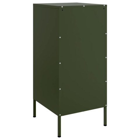 VidaXL Szafki, 2 szt., oliwkowe, 36x39x79 cm, stal walcowana na zimno VidaXL Szafki, 2 szt., oliwkowe, 36x39x79 cm, stal walcowana na zimno