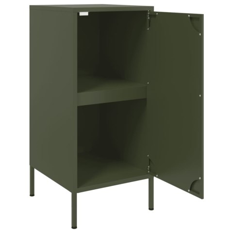 VidaXL Szafki, 2 szt., oliwkowe, 36x39x79 cm, stal walcowana na zimno VidaXL Szafki, 2 szt., oliwkowe, 36x39x79 cm, stal walcowana na zimno