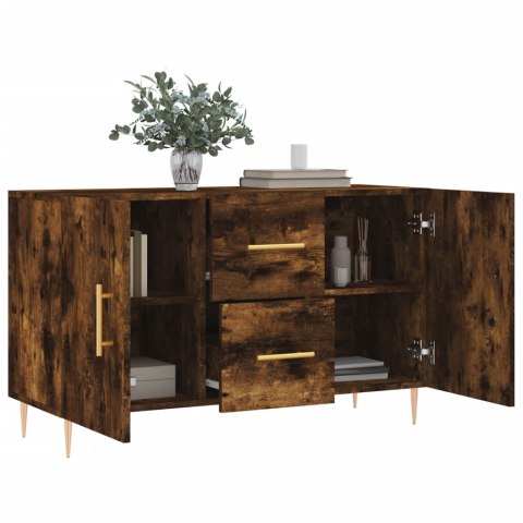VidaXL Komoda, przydymiony dąb, 100x36x60 cm, materiał drewnopochodny VidaXL Komoda, przydymiony dąb, 100x36x60 cm, materiał drewnopochodny
